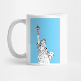 Statue of Liberty ( pale blue version ) Mug
